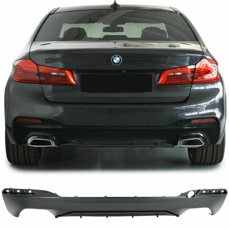 Rear Diffuser Black MATT for BMW G30 G38 2016 Series 5