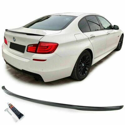 Rear boot Carbon spoiler for BMW F10 F18 2009 Series 5 Sport Look