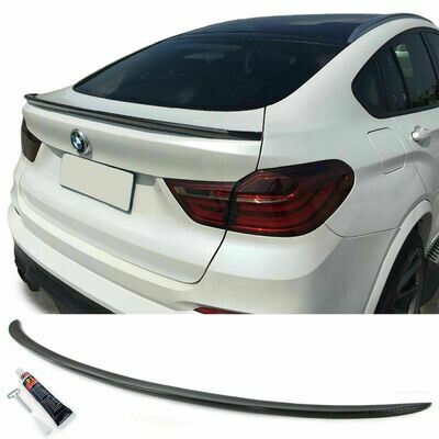 Rear boot Carbon spoiler for BMW X4 F26 14-17 Sport Look