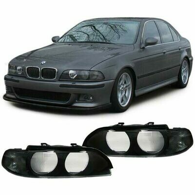 Front Lenses headlights for BMW E39 95-00 SERIE 5 + Indicators Dark