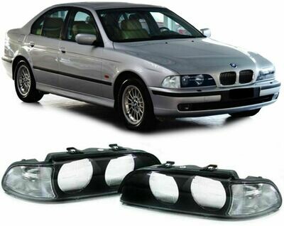 Front Lenses headlights for BMW E39 95-00 SERIE 5 + Indicators White
