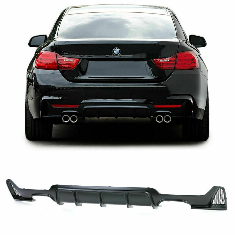 Rear Diffuser Black MATT for BMW F32 F36 13-18 Series 4 type-2