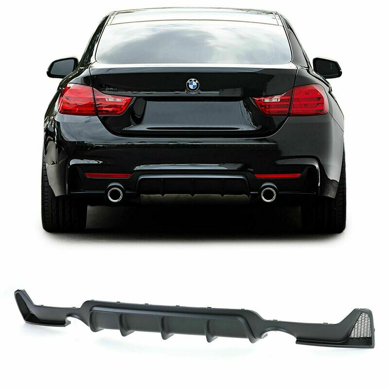 Rear Diffuser Black MATT for BMW F32 F36 13-18 Series 4 type-5