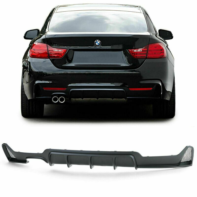 Rear Diffuser Black MATT for BMW F32 F36 13-18 Series 4 type-1