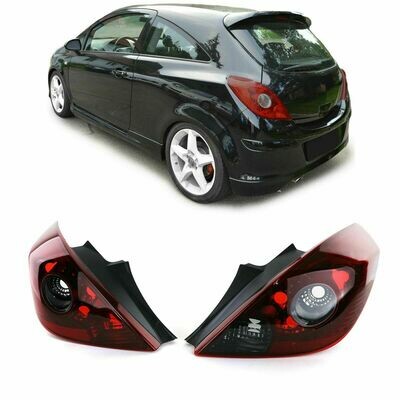 Rear Lights SMOKE for OPEL CORSA D 3-Doors from 2006 new