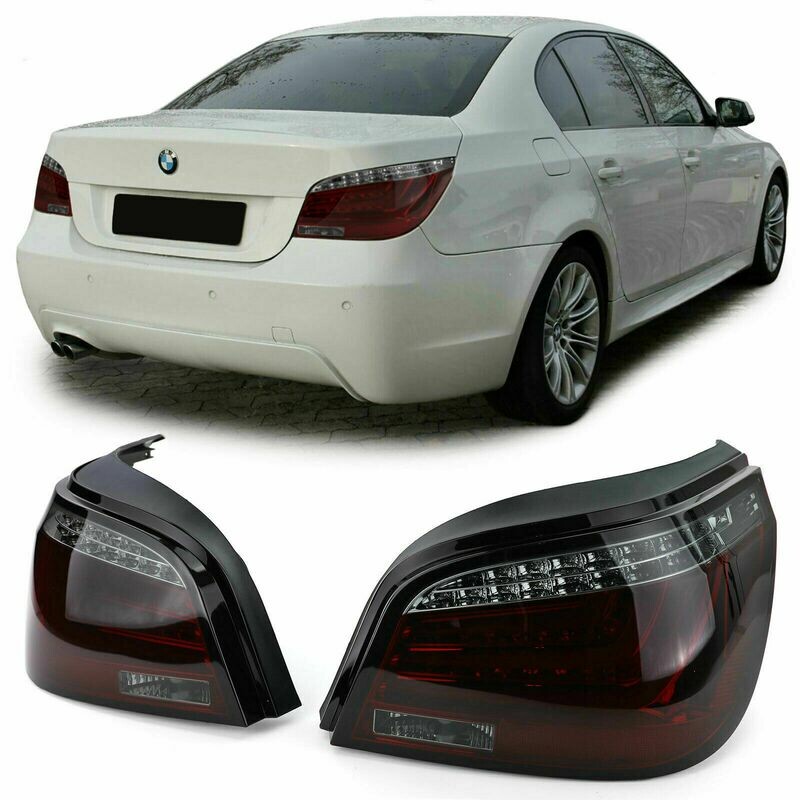 Rear LED BAR Lights RED SMOKE for BMW E60 07-10 Series 5 SALOON