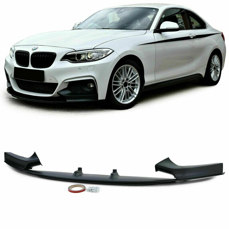 Front Splitter Black MATT for BMW F22 COUPE 2013 Series 2