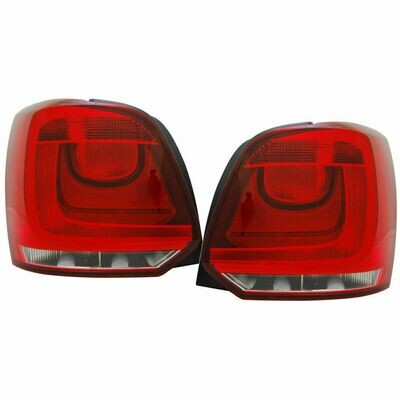 Rear Lights RED for VW POLO 6R 09-14