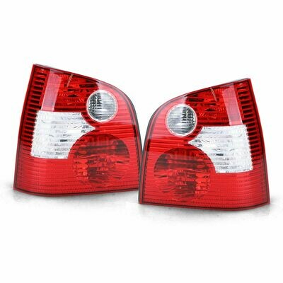 Rear Lights RED CLEAR for VW POLO 9N 01-05