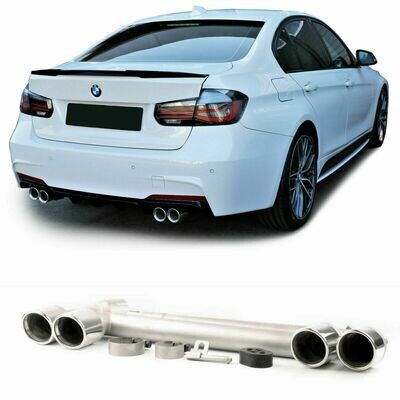 Rear Exhaust Pipes for BMW F30 F31 2011 Series 3 M3-LOOK
