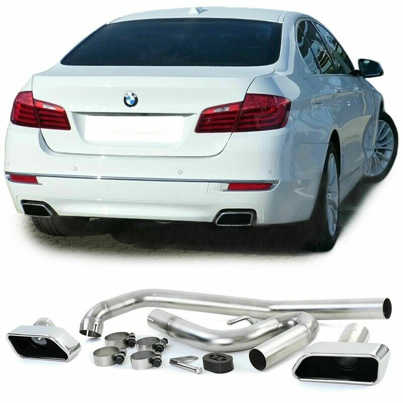 Rear Exhaust Pipes for BMW F10 F11 F12 F13 10-17 V8-LOOK