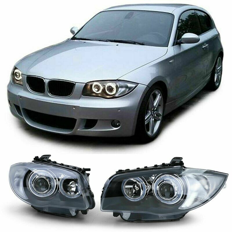 Front Headlights ANGEL EYES for BMW E81 E82 E87 E88