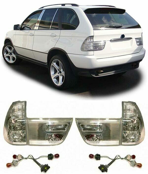 Rear Lights CRISTAL CHROME for BMW X5 E53 99-03 NEW