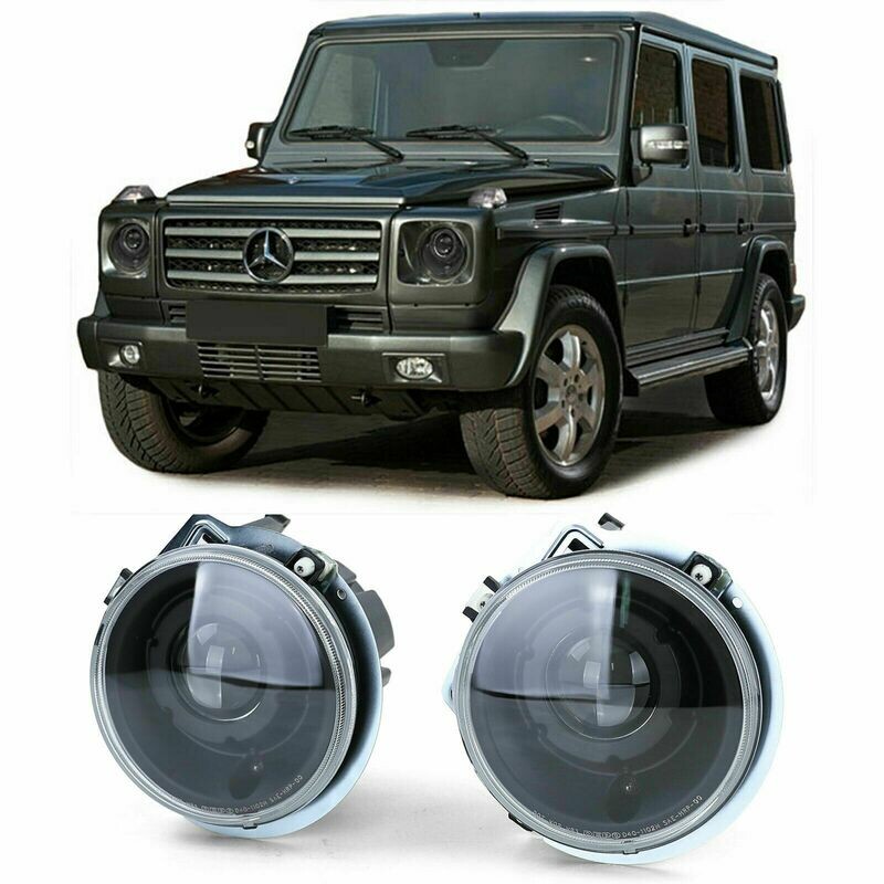 Front DARK Headlights for MERCEDES W463 92-06 G-CLASS NEW