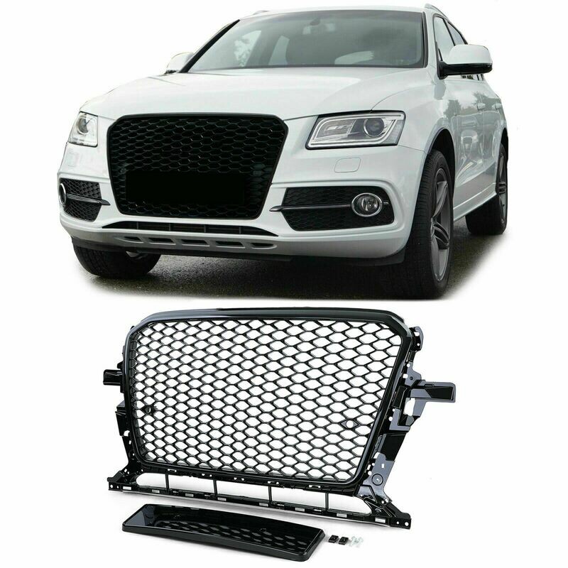 Sport Grill BLACK GLOSS for AUDI Q5 8R 12-16 NEW