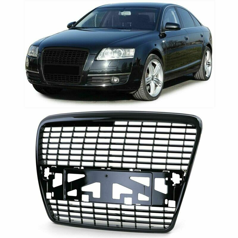 Sport Grill BLACK for AUDI A6 C6 04-08 NEW