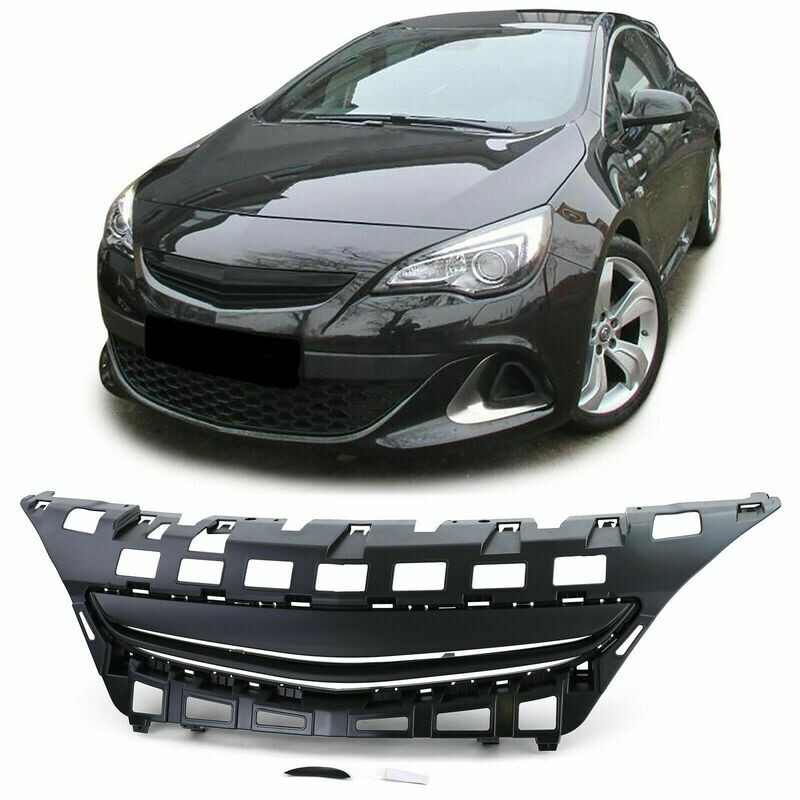 Sport Grill BLACK for OPEL ASTRA J 2012 GTC NEW 3 Doors