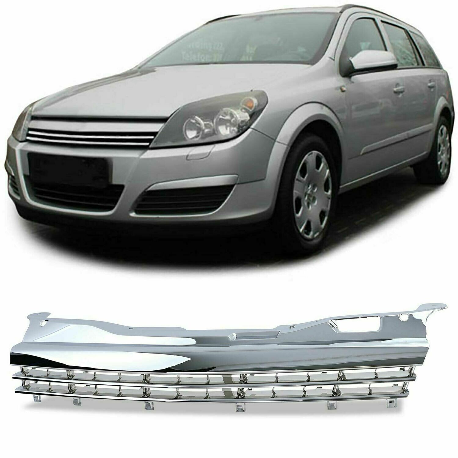 Sport Grill CHROME for OPEL ASTRA H 04-07 NEW