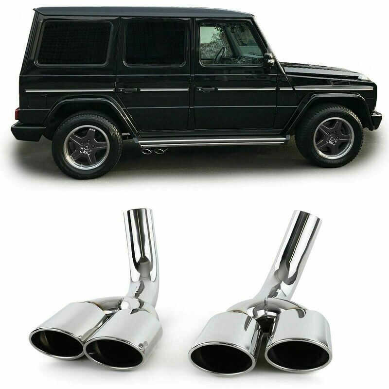 Rear Exhaust Pipes for MERCEDES W463 G500 G55 G-CLASS 98-15