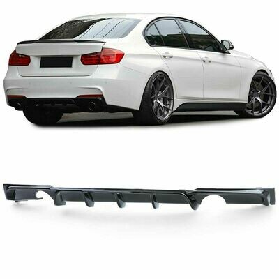 Rear Diffuser Black GLOSS for BMW F30 2011 Series 3