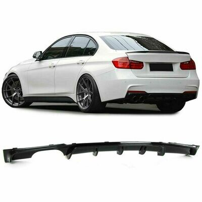 Rear Diffuser Black GLOSS for BMW F30 2011 Series 3 Type-1