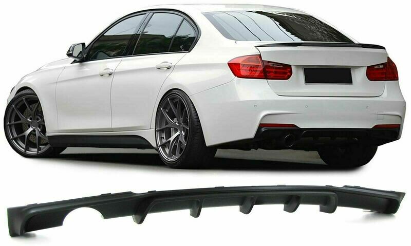 Rear Diffuser Black MATT for BMW F30 2011 Series 3