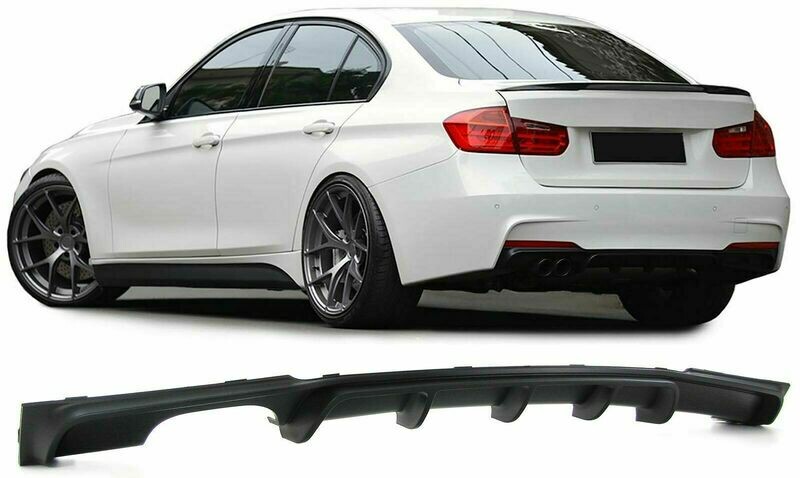 Rear Diffuser Black MATT for BMW F30 2011 Series 3 Type-1
