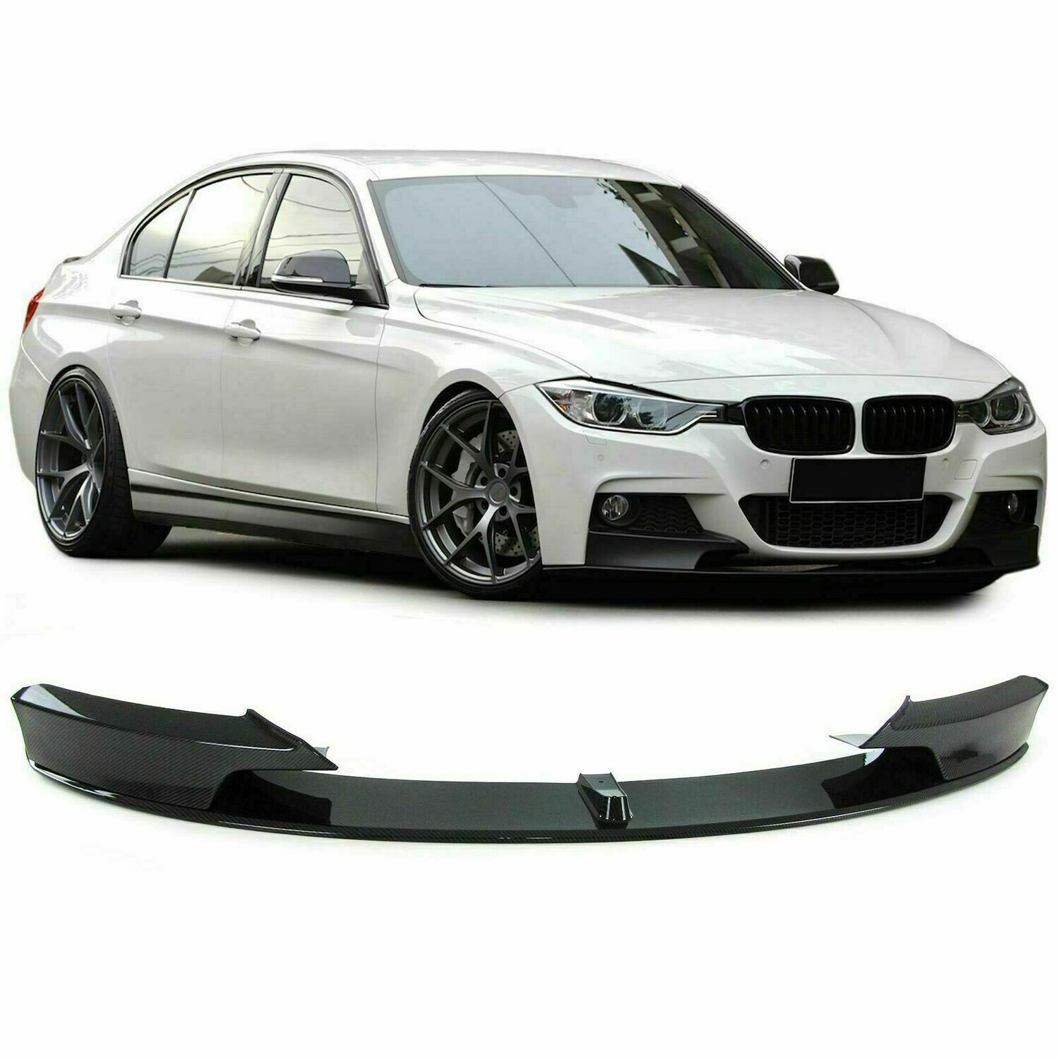 Front Splitter CARBON LOOK for BMW F30 F31 2011 Series 3