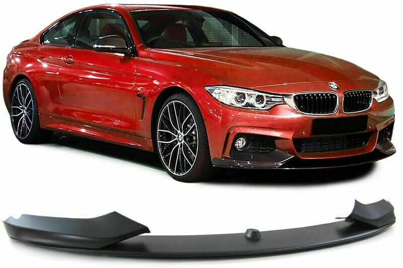 Front Splitter BLACK MATT for BMW F32 13-19 COUPE Series 4
