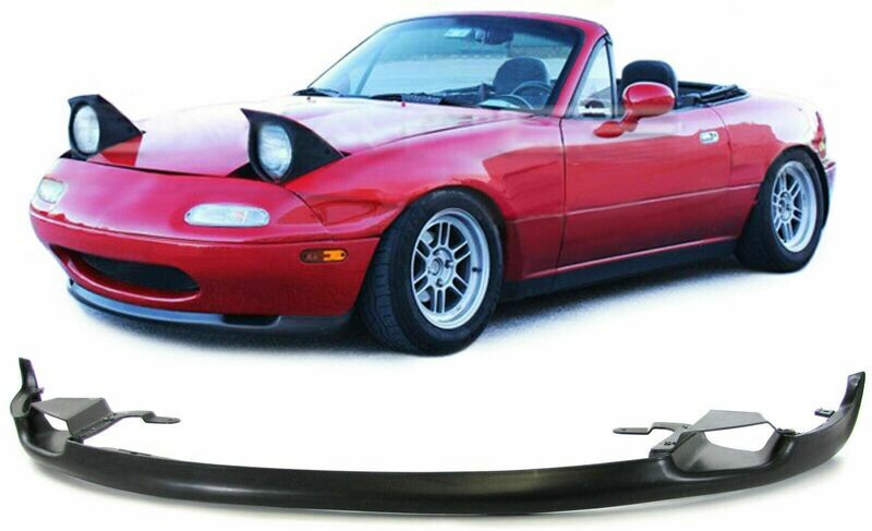 Front Splitter Black MATT for MAZDA MX5 NA 89-98