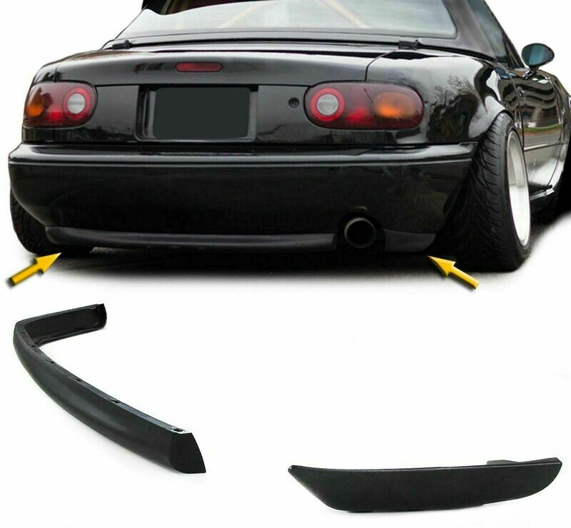 Rear Diffuser Black for MAZDA MX5 NA 89-98