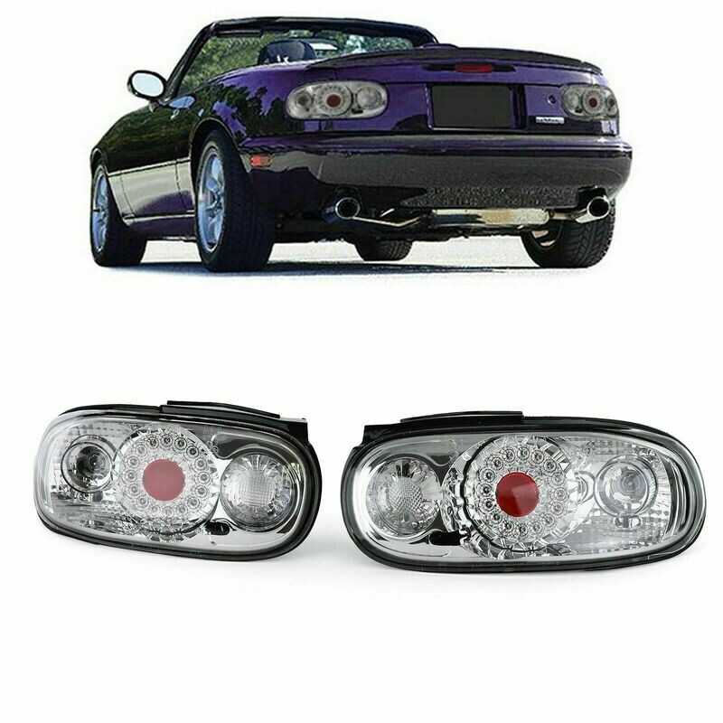 Rear LED Lights CHROME for MAZDA MX5 NA 89-98