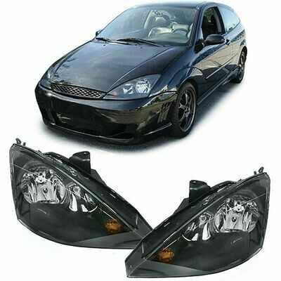Front Headlights DARK for FORD FOCUS 1 01-04 NEW