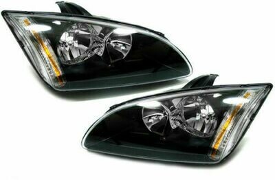Front Headlights DARK for FORD FOCUS 2 04-08 NEW