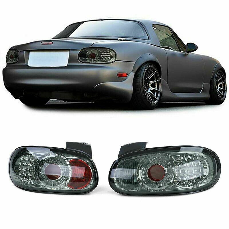 Rear LED Lights SMOKE for MAZDA MX5 NB NBFL 98-05