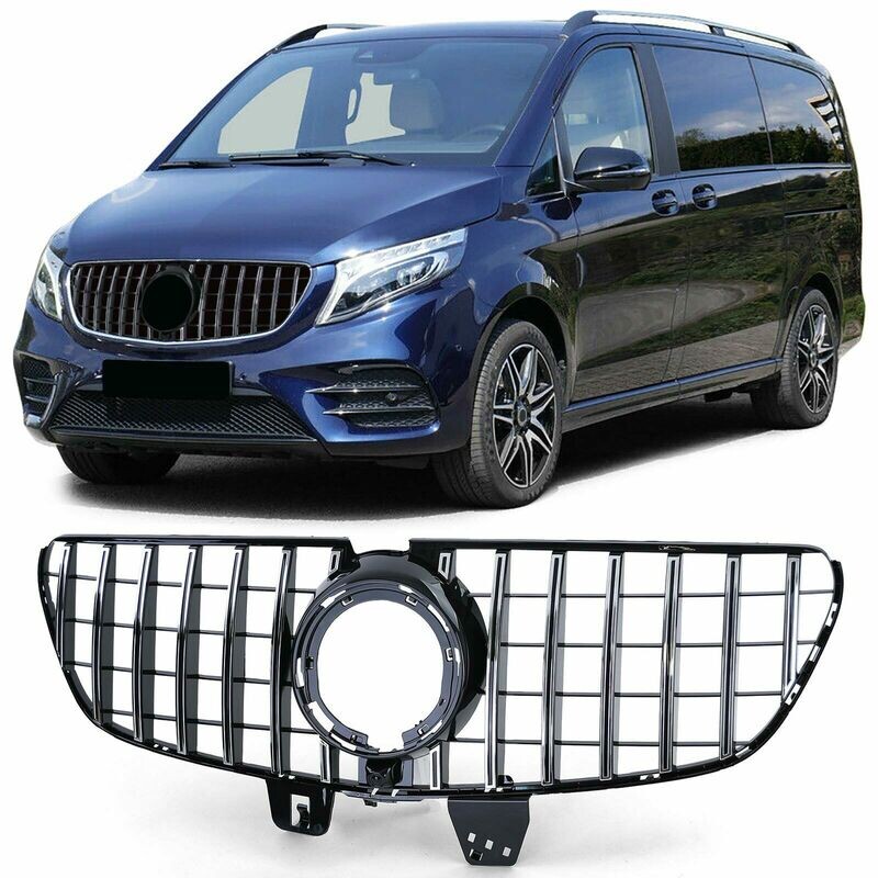 Sport Grill BLACK & CHROME for Mercedes W447 2019