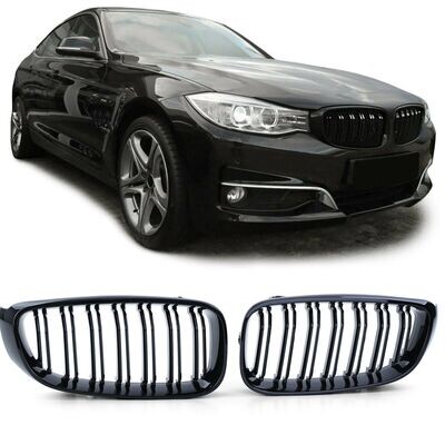 Sport Grill BLACK GLOSS for BMW GT F34 13-16 M LOOK