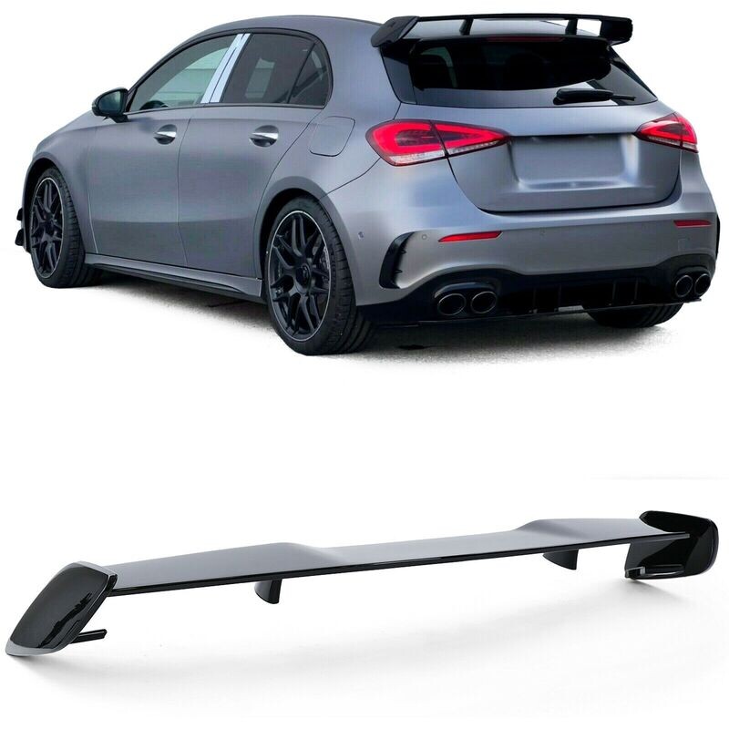 Rear Spoiler BLACK GLOSS for MERCEDES W177 2018 A-Class