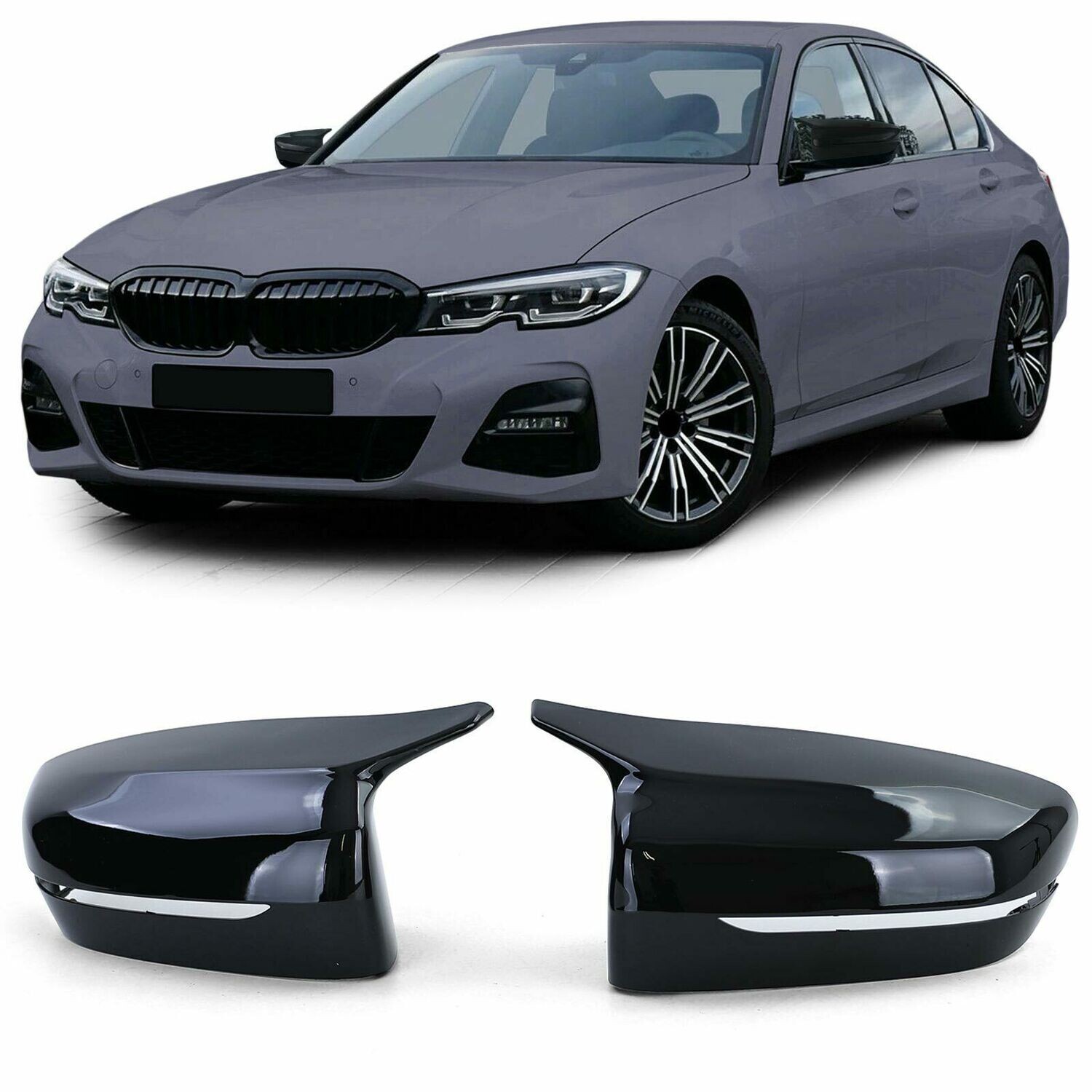 Mirrors Cover for BMW G20 G21 G30 G31 G11 G14 G15 M-LOOK