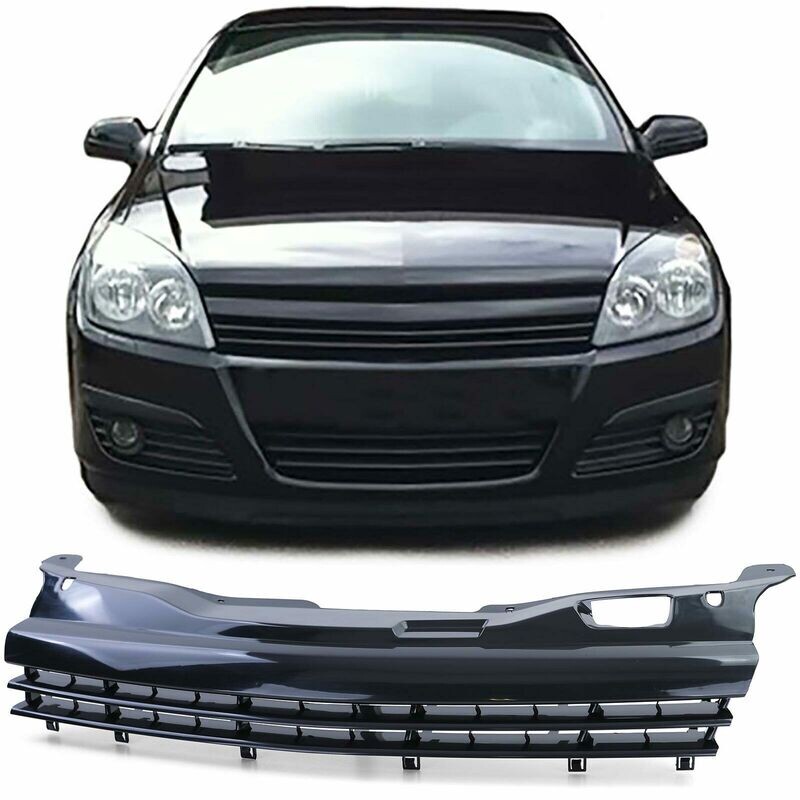 Sport Grill BLACK for OPEL ASTRA H 04-06 NEW