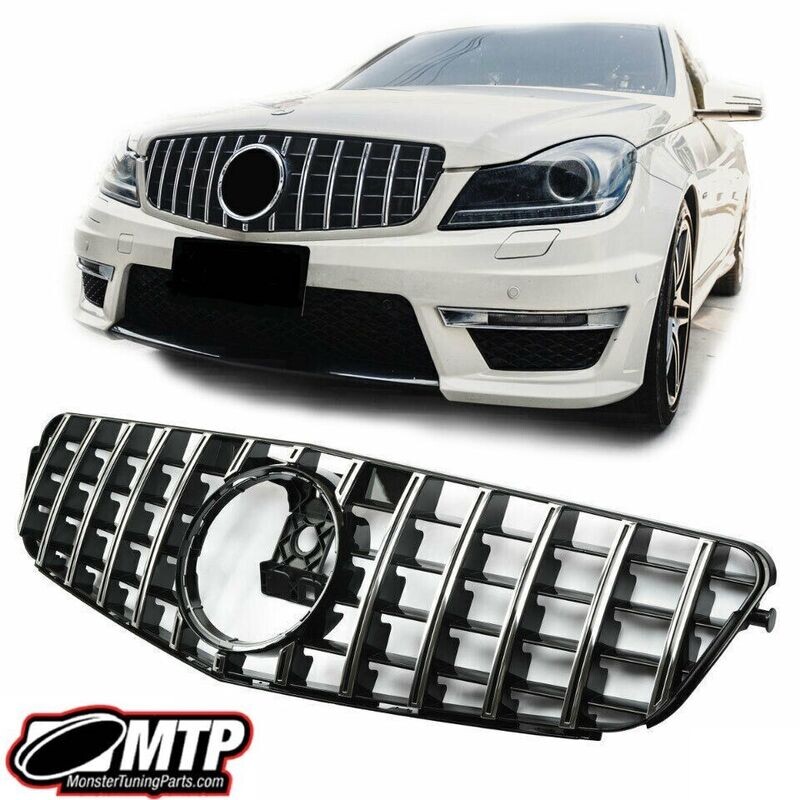 Sport Grill CHROM for Mercedes C Class W204 C204 S204 07-14