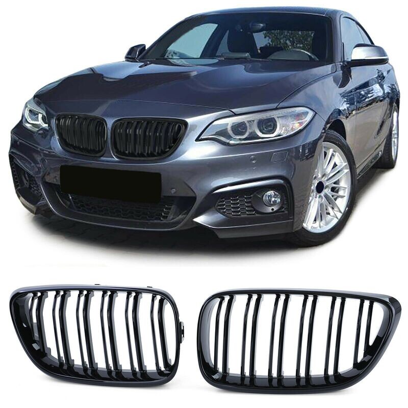 Sport Grill BLACK GLOSS for BMW F22 F23 14-16 M-LOOK