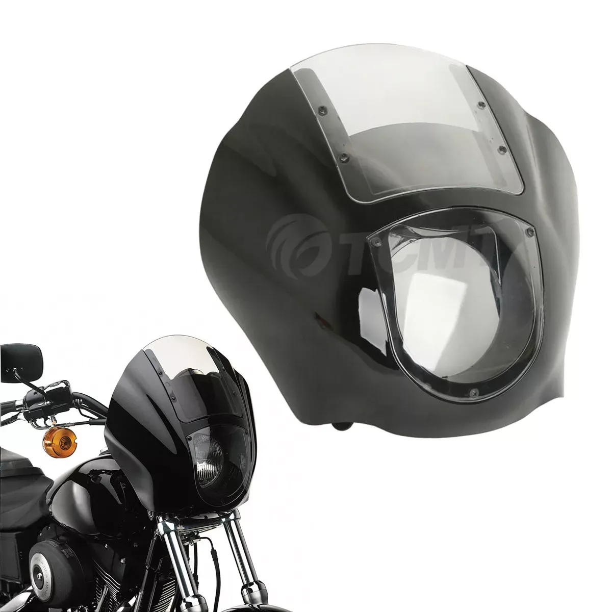 Quarter Fairing Windshield 39mm Fork Clamp Fit For Harley Sportster XL883 XL1200