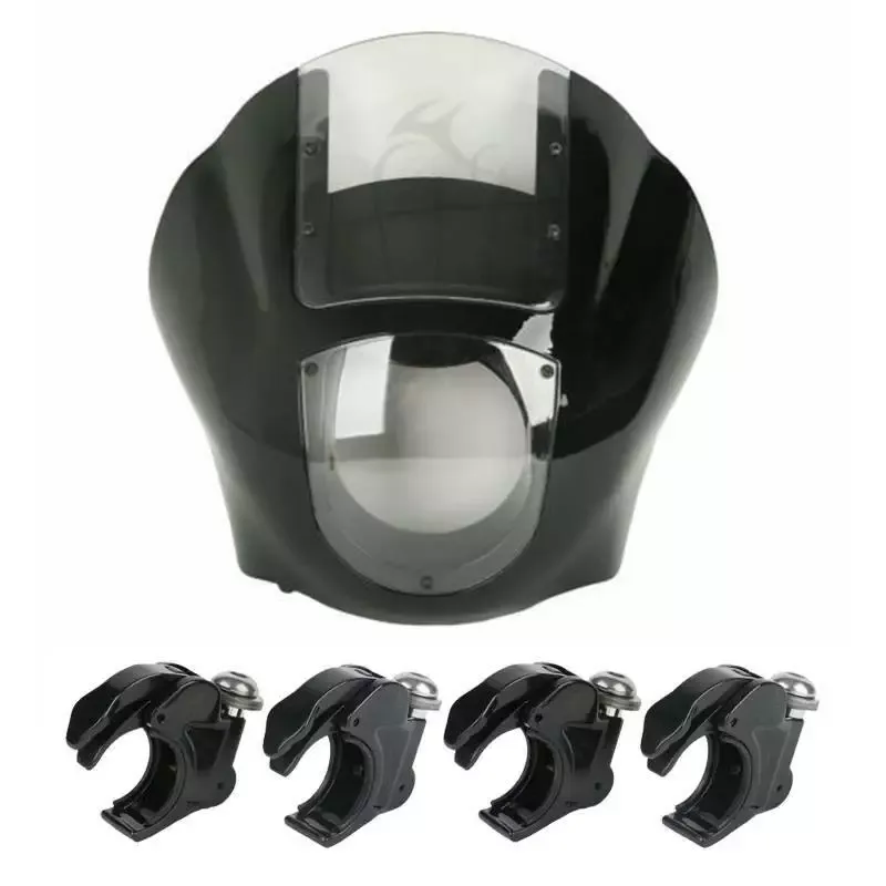 Quarter Fairing Windshield 39mm Fork Clamp Fit For Harley Sportster XL883 XL1200
