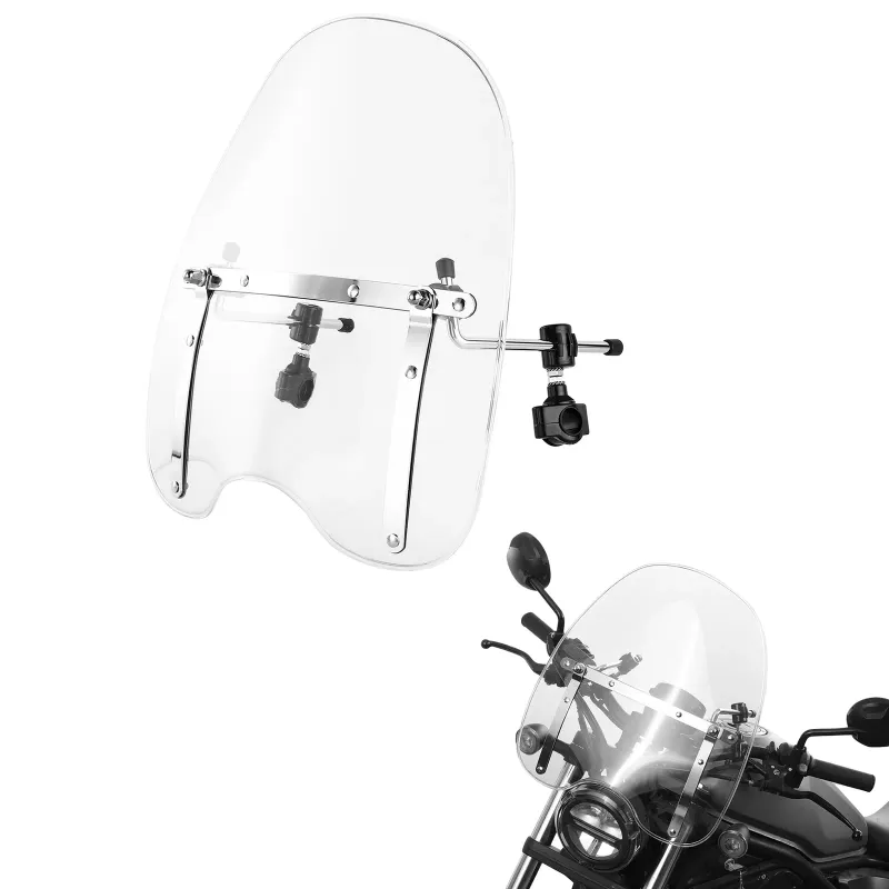 Front Windscreen Windshield Fit For Harley Softail Dyna Sportster XL 883 XL 1200