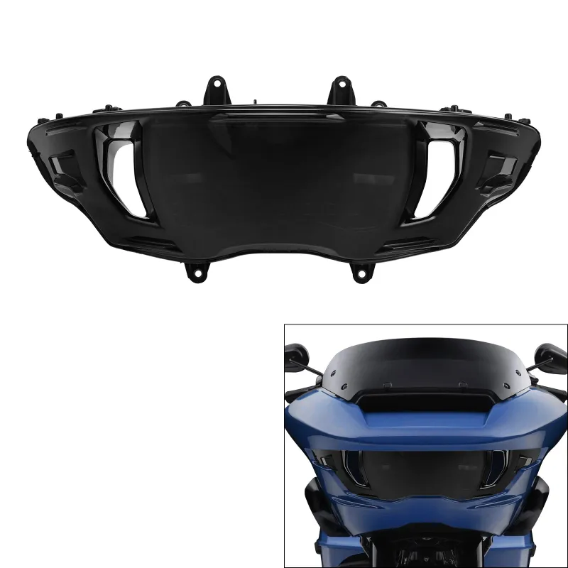 LED Black Headlight Assembly Fit For Harley CVO Road Glide 2023-2025 FLTRX 2024-2025