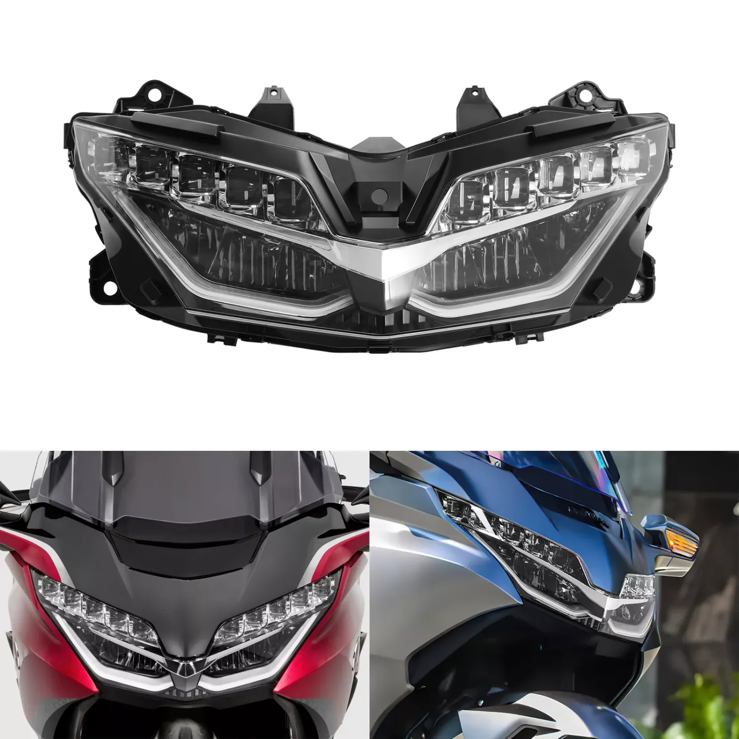 Front Headlight Light Assembly Fit For Honda Goldwing 1800 GL1800 2018-2025 2024