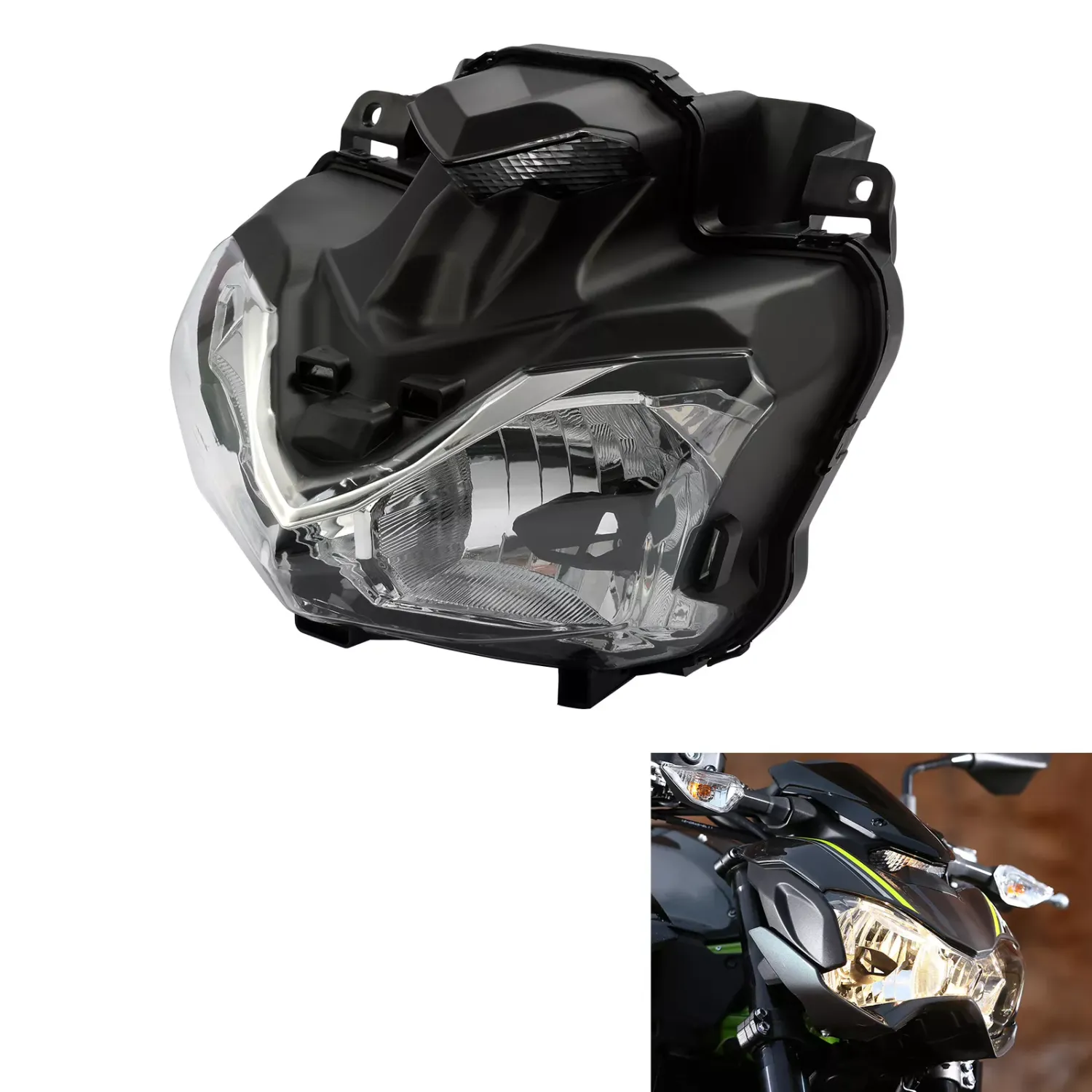 Front Headlight Light Assembly Fit For Kawasaki Z900 Z 900 2017-2019 2018 2019
