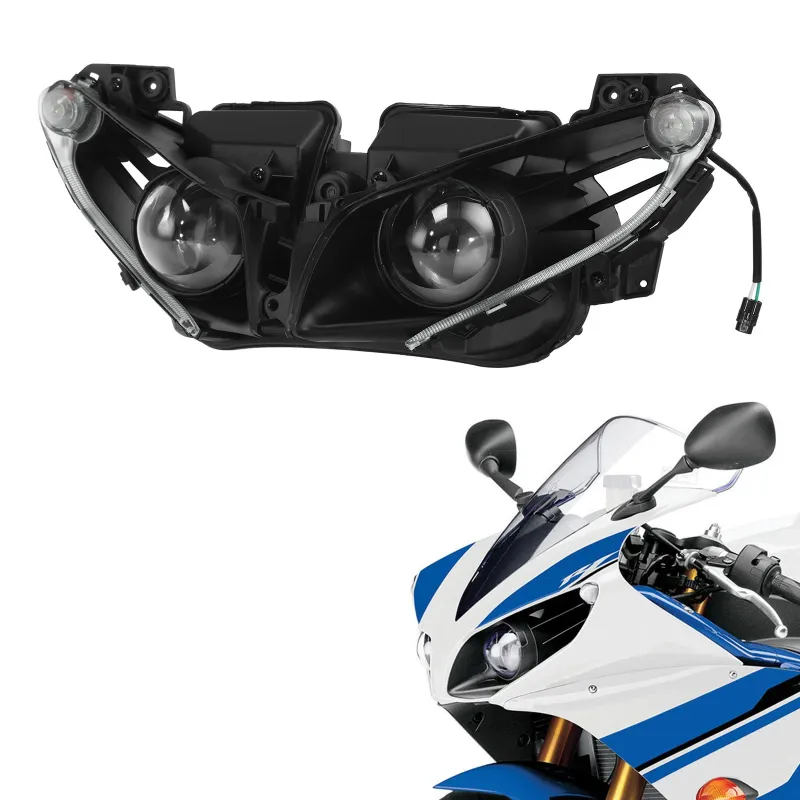 Front Headlight Head Light Lamp Assembly Fit For Yamaha YZFR1 YZF R1 2012-2014