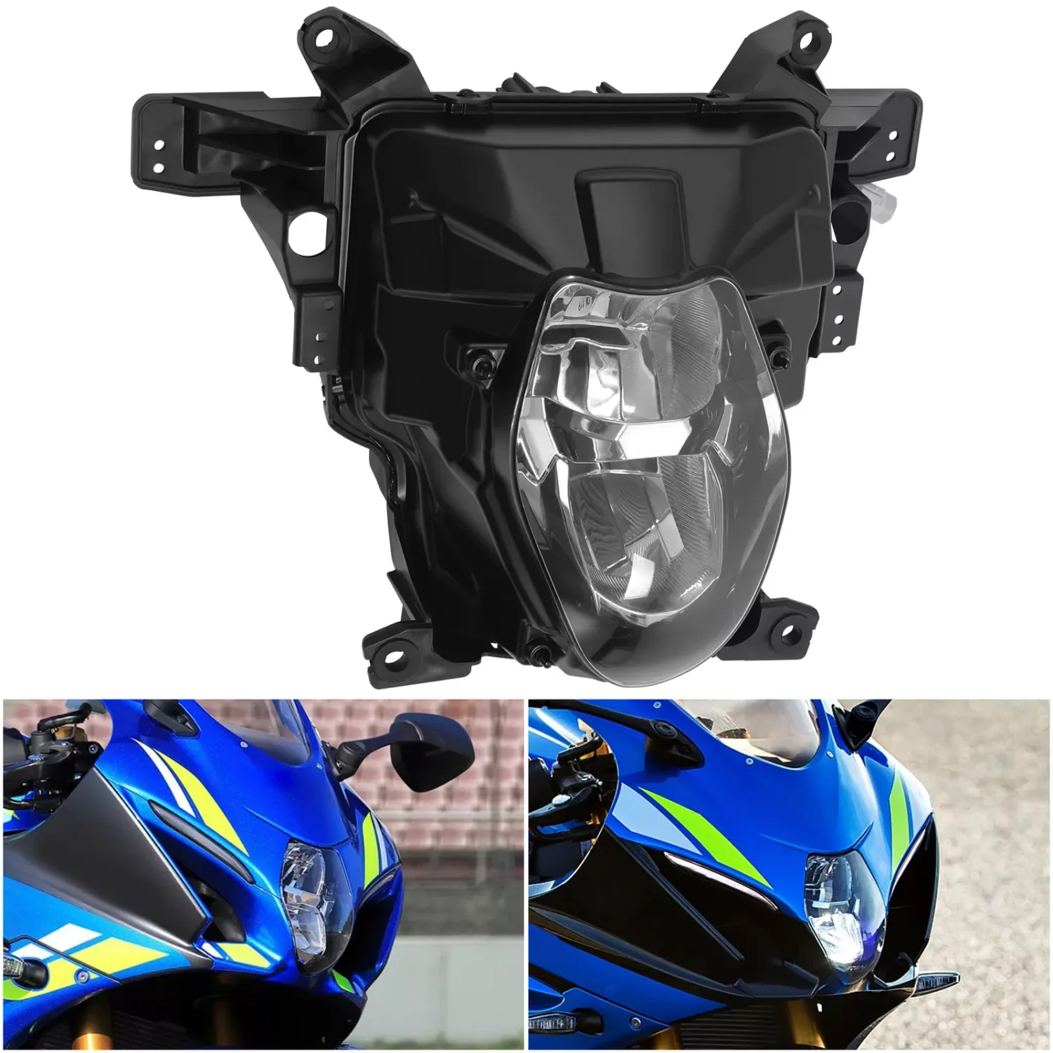 LED Front Headlight Assembly Fit For Suzuki GSXR1000 2017-2024 2021 2022 2023 24